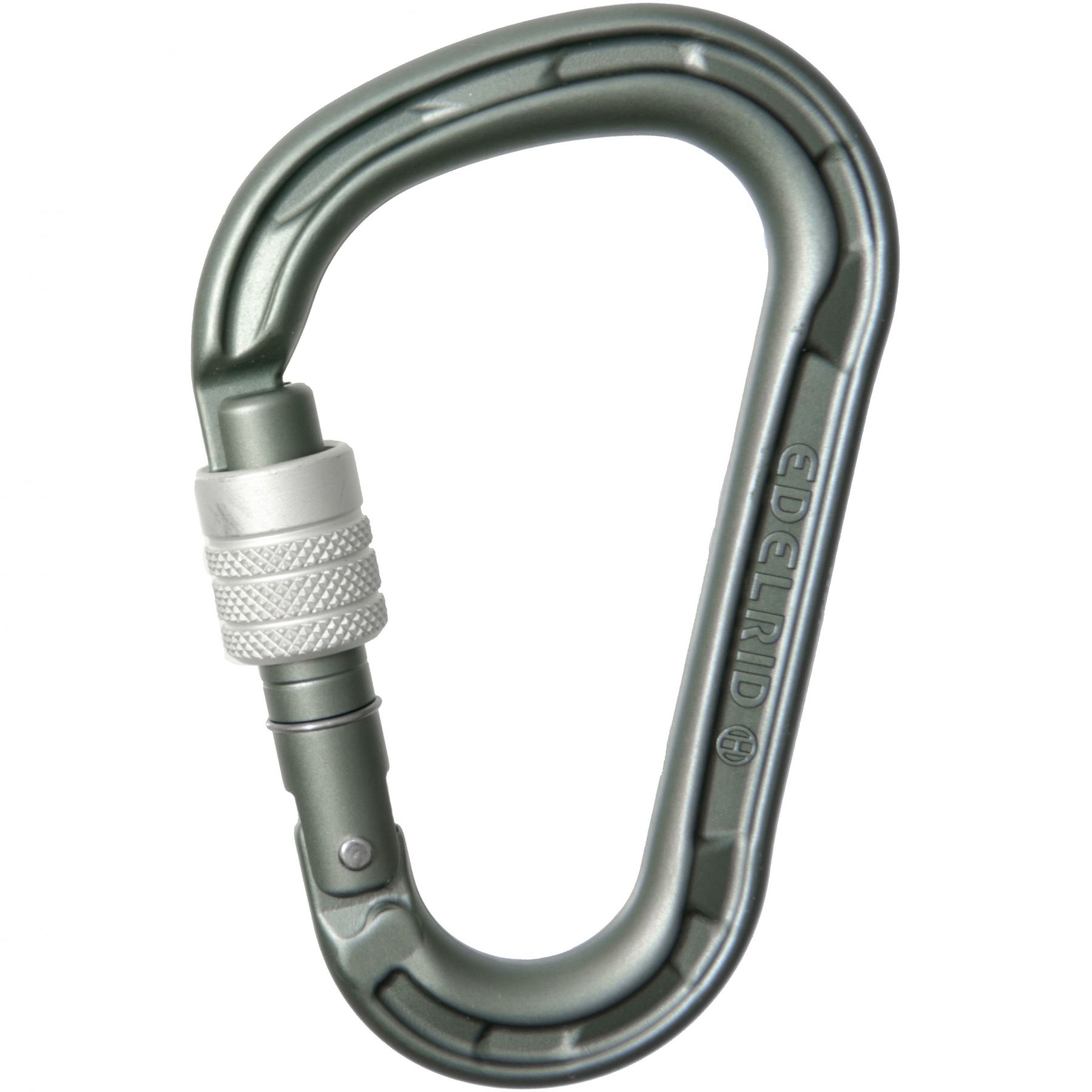 Edelrid HMS Magnum Schraubkarabiner, Unisex, Silber