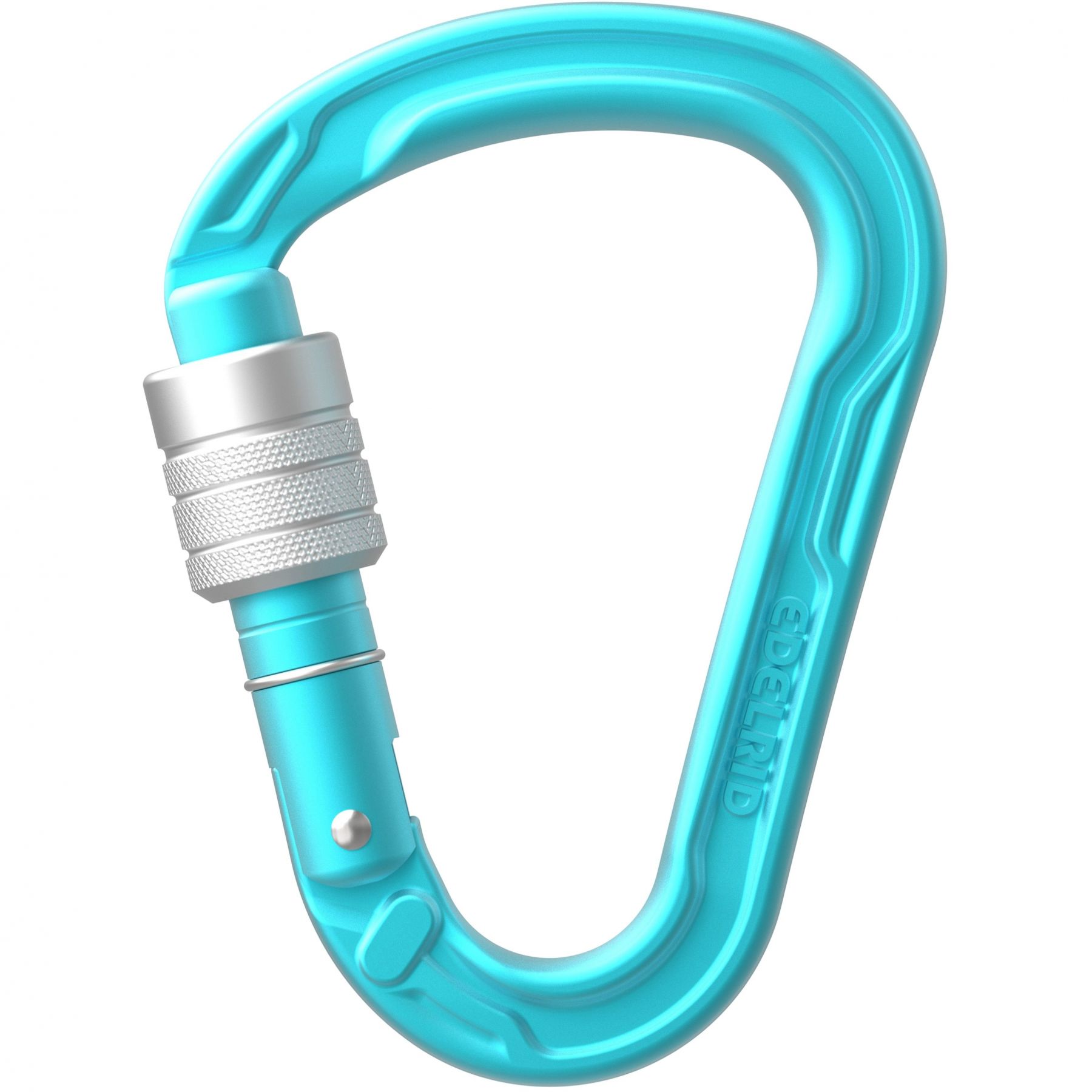 Edelrid HMS Strike Schraubkarabiner, blau