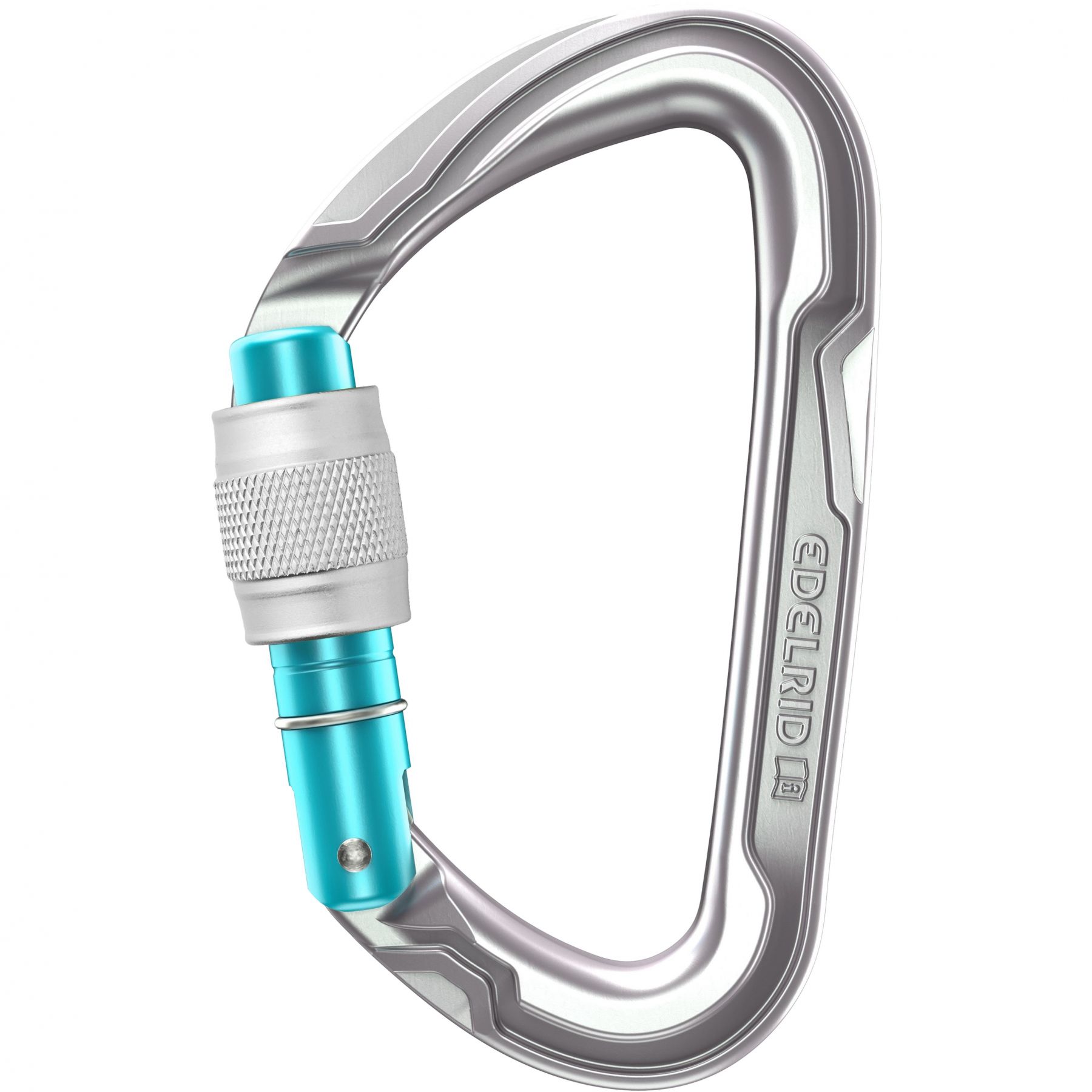 Edelrid Pure Screw Karabiner, Unisex, Silber