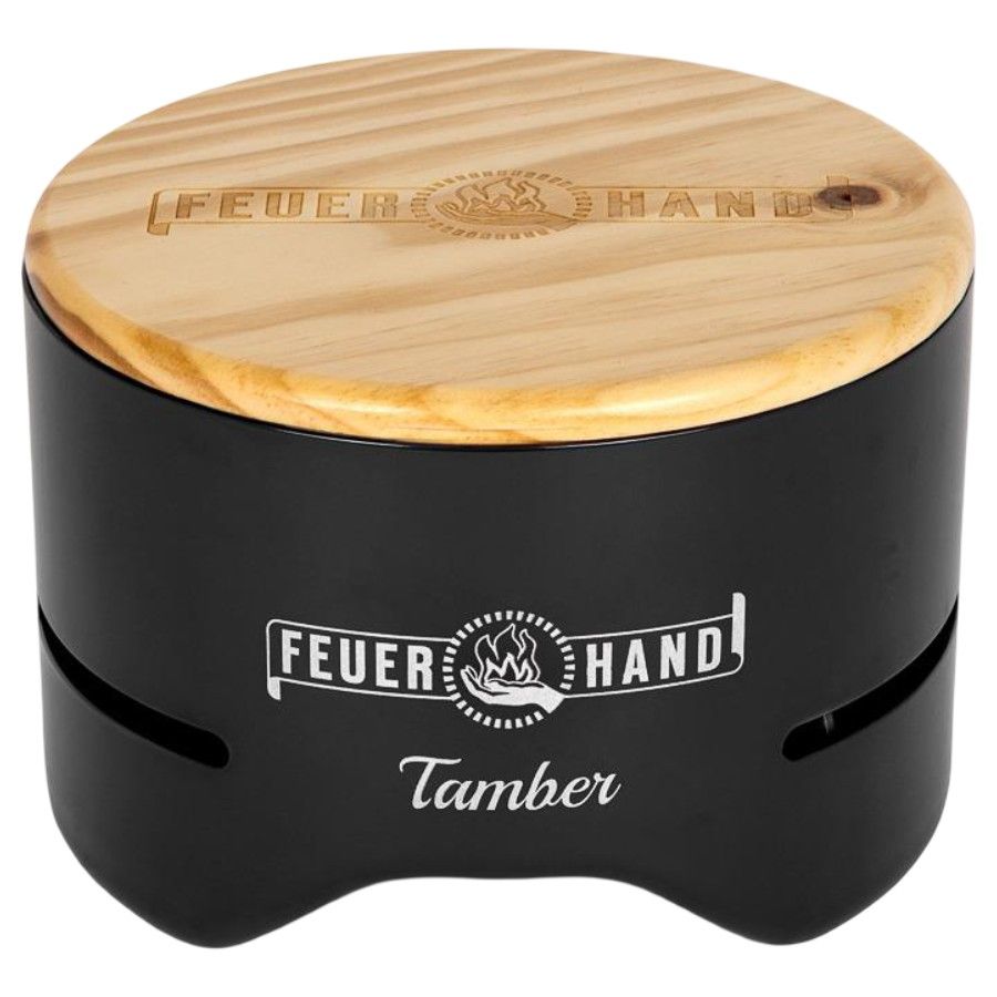 Feuerhand Table Top Grill Tamber, Jet Black, Tischgrill, schwarz