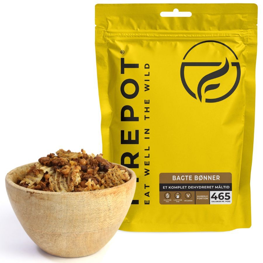 Firepot Gebackene Bohnen, gefriergetrocknete Nahrung, Reg