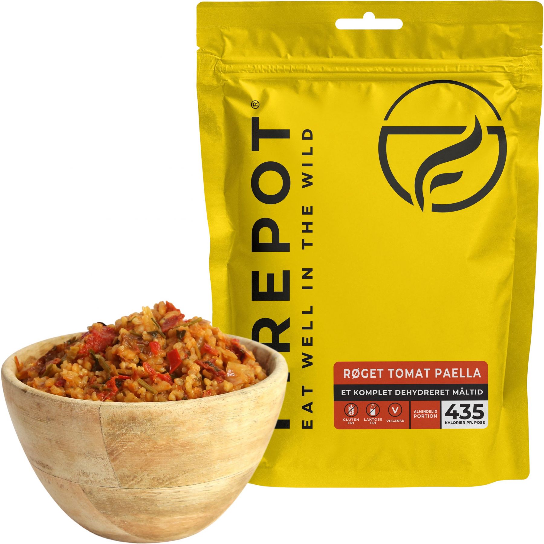 Firepot Geräucherte Tomaten-Paella, gefriergetrocknete Nahrung, Reg