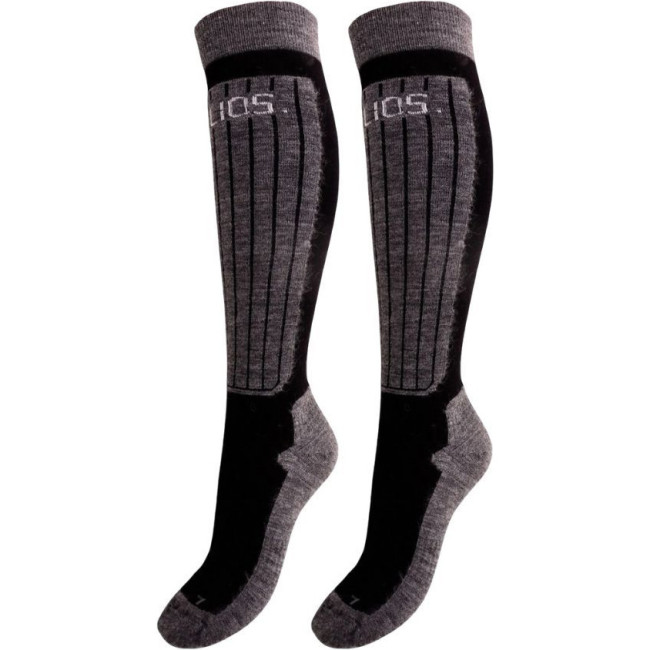 Helios Helios Merino One 60, Skisocken, 2 Paar, schwarz, Black