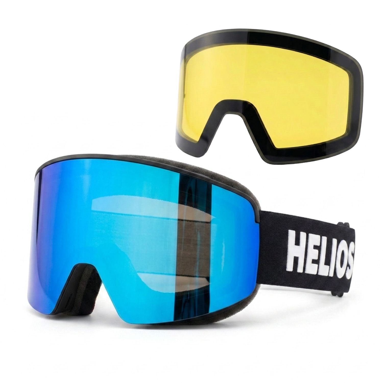 Helios Helios View Magnet, Skibrille, blau/schwarz, Blue/Black