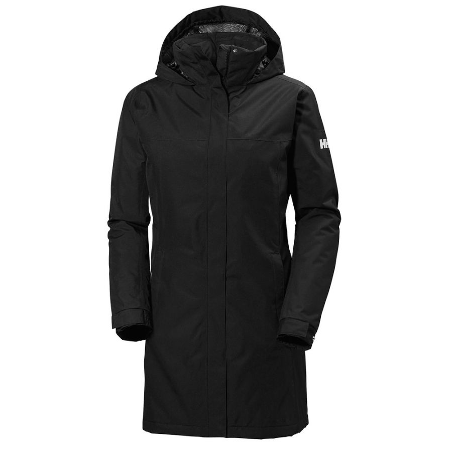 Helly Hansen Aden Insulated Coat, Regenjacke, Damen, schwarz