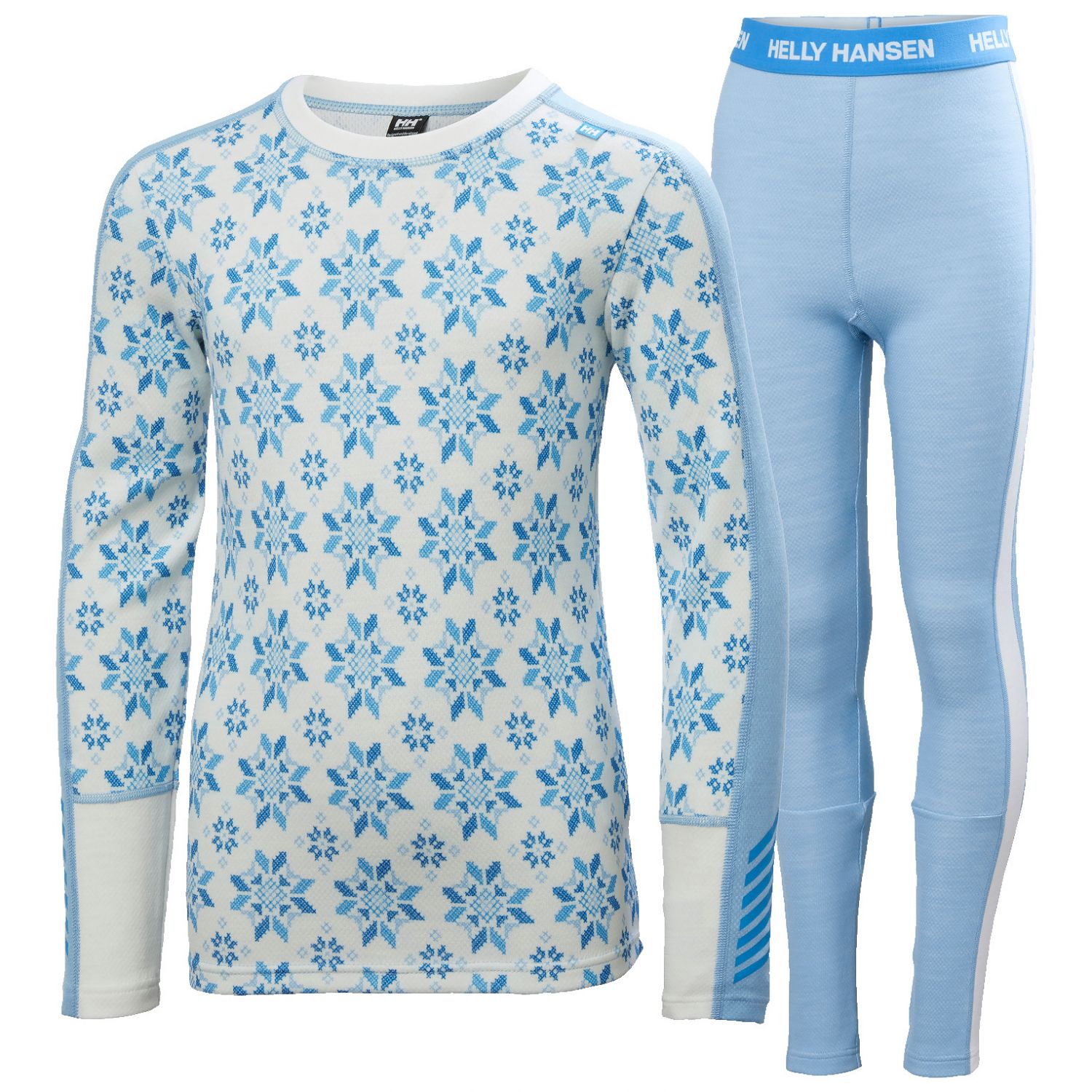 Helly Hansen Graphic Lifa Merino, Set, Junior, hellblau
