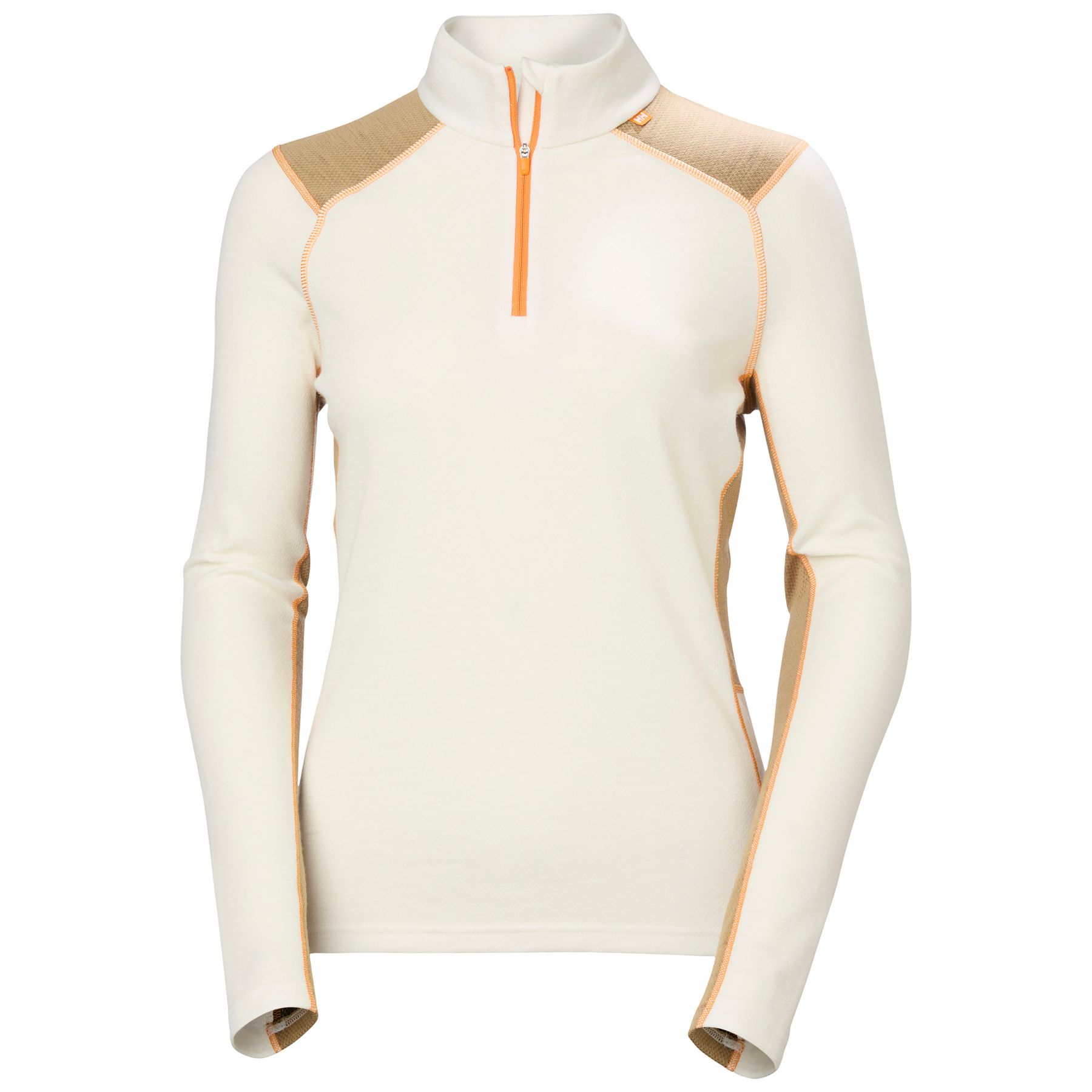 Helly Hansen Lifa Merino Midweight 1/2 Zip, Damen, weiß
