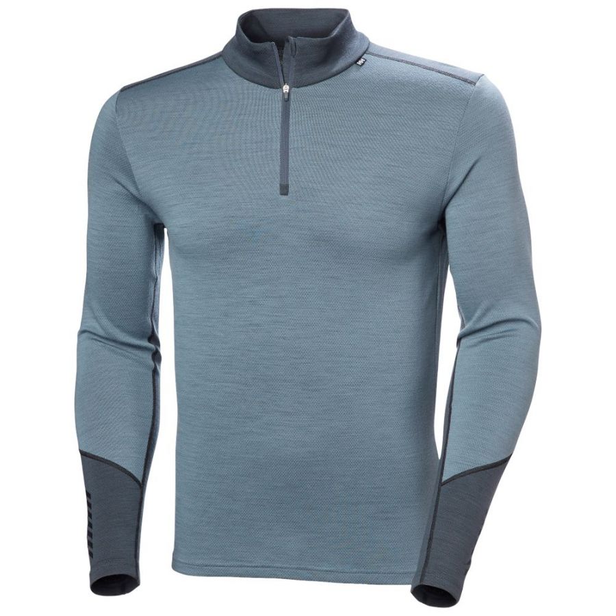 Helly Hansen Lifa Merino Midweight 1/2 Zip, Herren, blau