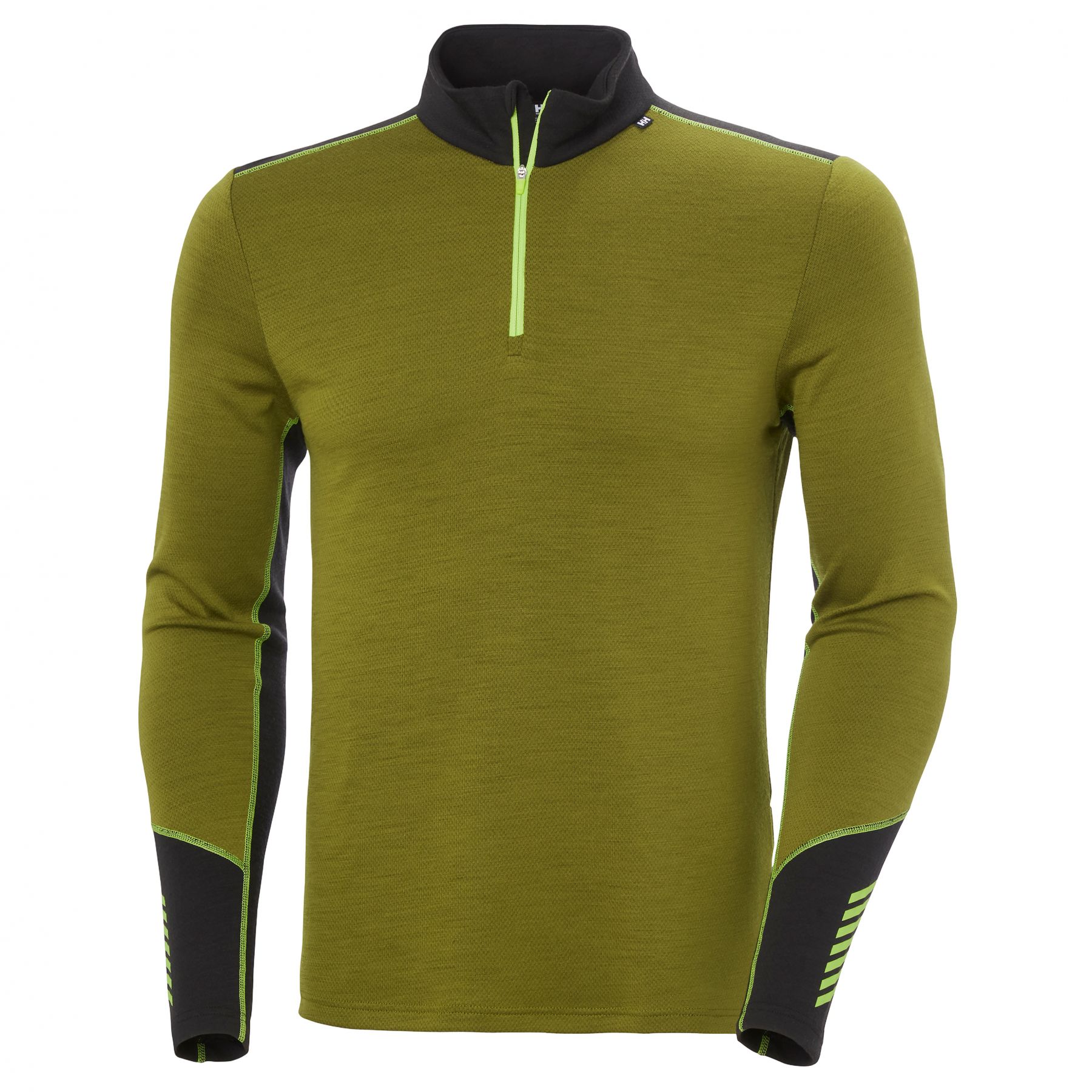 Helly Hansen Lifa Merino Midweight Half-Zip, Herren, Grün