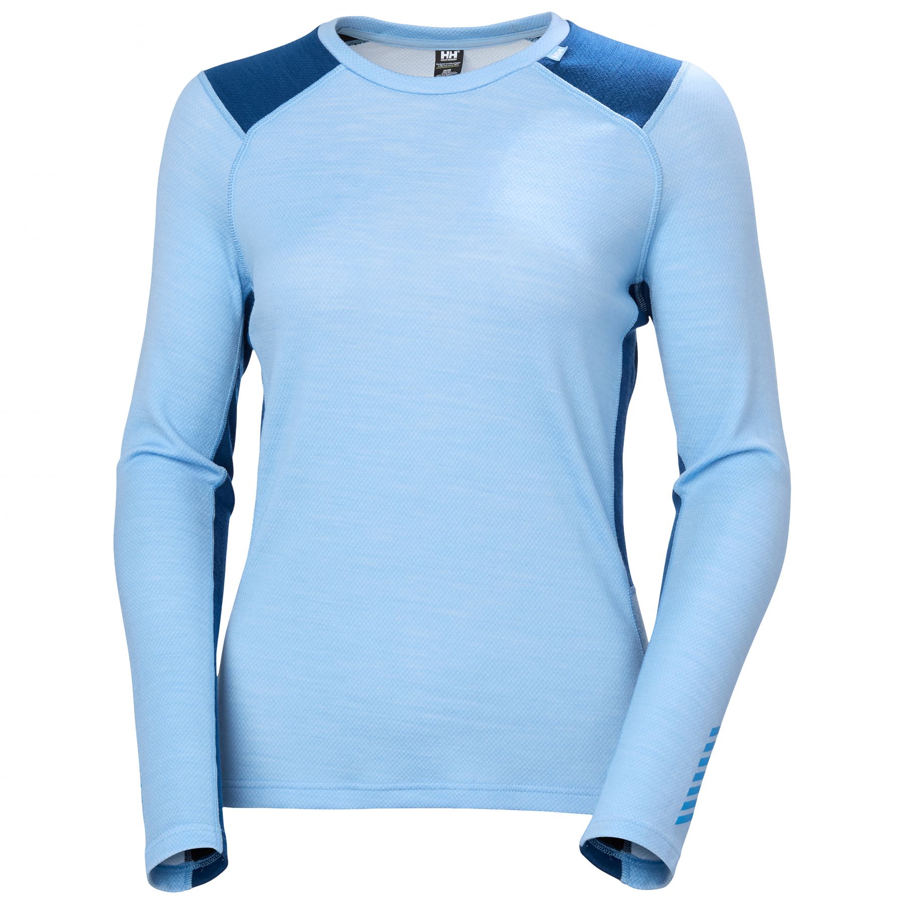 Helly Hansen Lifa Merino Midweight Rundhals-Shirt, Damen, Blau