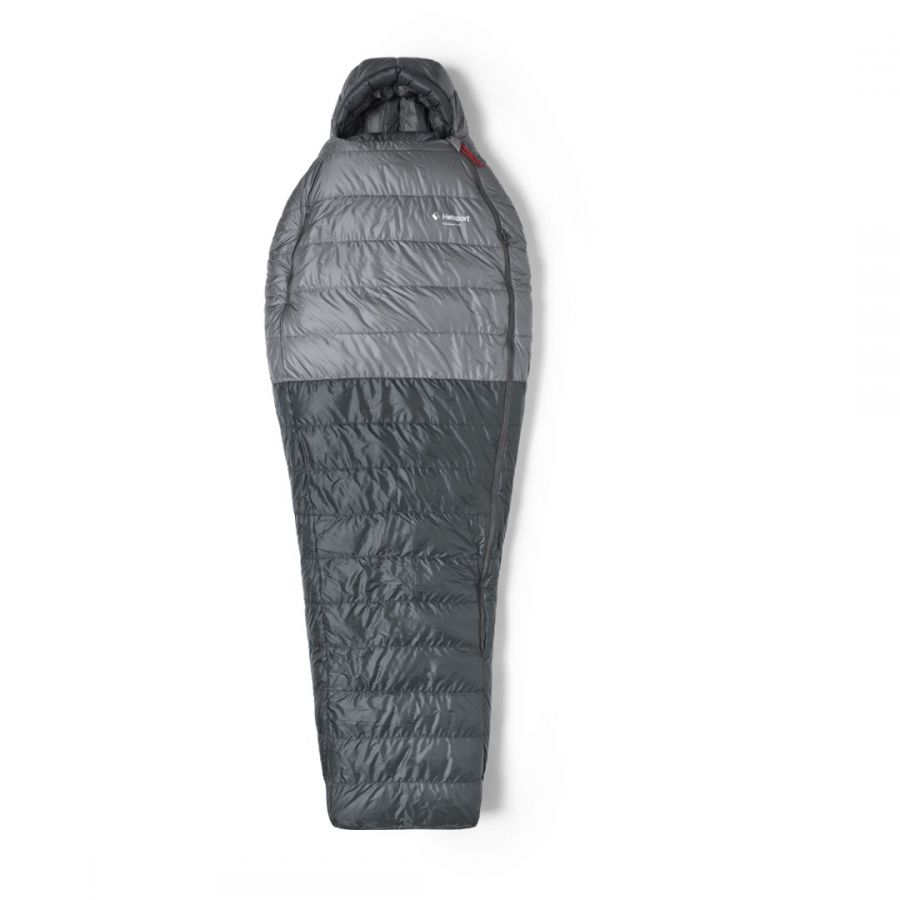 Helsport Pro Down -5 175cm, Schlafsack, smoky grey / ruby red