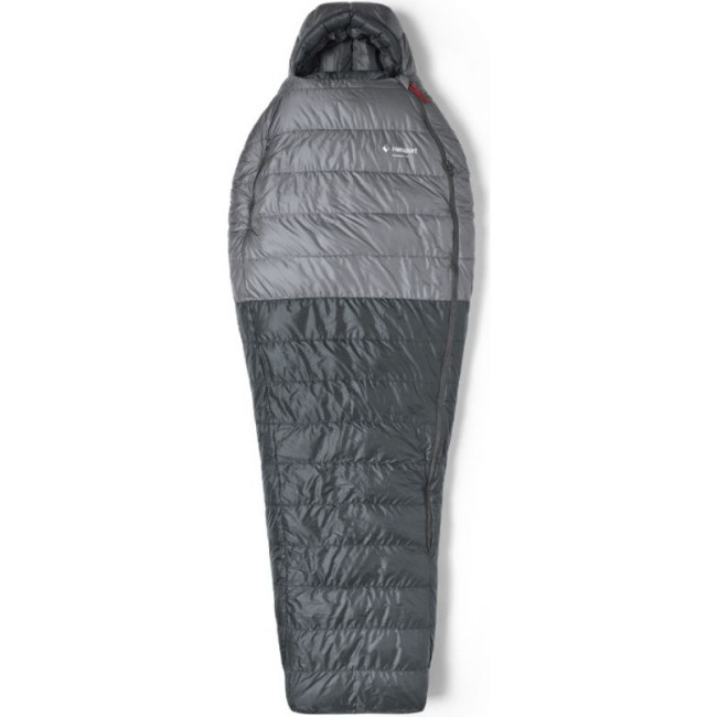 Helsport Pro Down -5 175cm, Schlafsack, smoky grey / ruby red