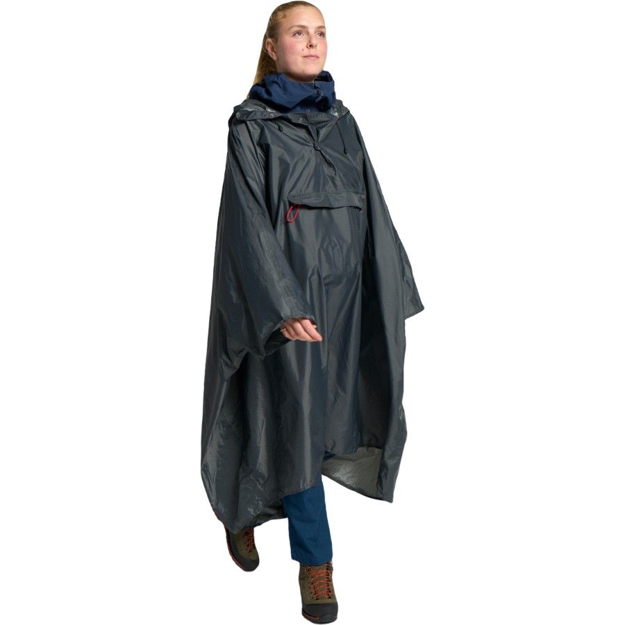Helsport Pro Fjell Poncho, Helsport Cloudberry, M/L, Regenmantel, grau