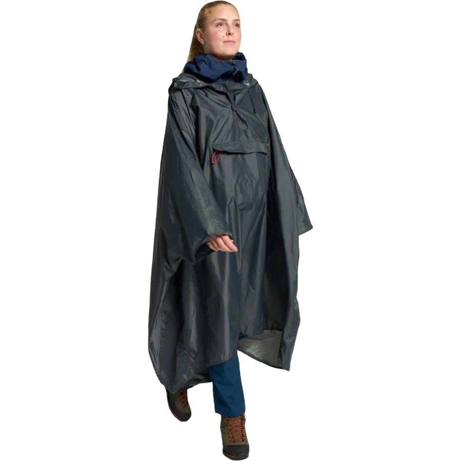Helsport Pro Fjell Poncho, Helsport Cloudberry, M/L, Regenmantel, grau