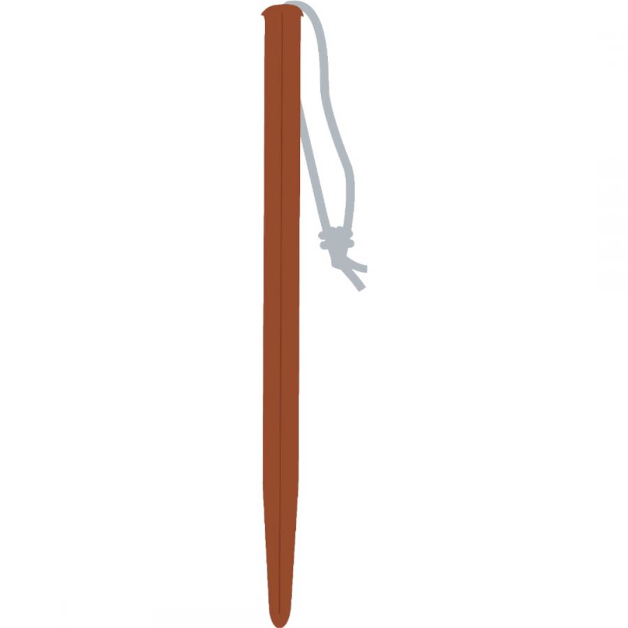 Helsport V-Heringe 19 cm, 10 Stk, Zeltpflöcke, orange