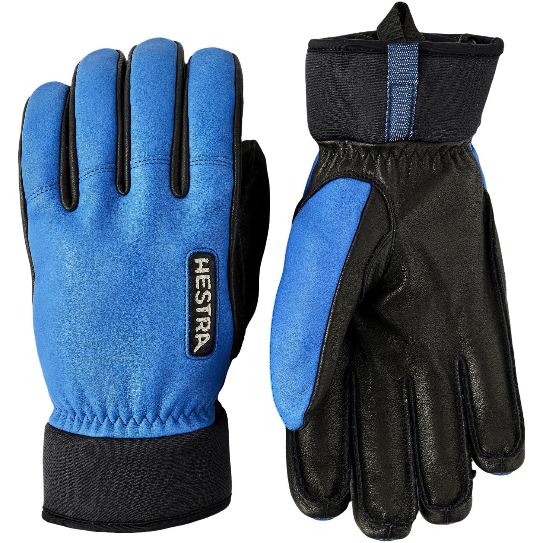 Hestra Army Leather Wool Terry, Skihandschuhe, Herren, blau