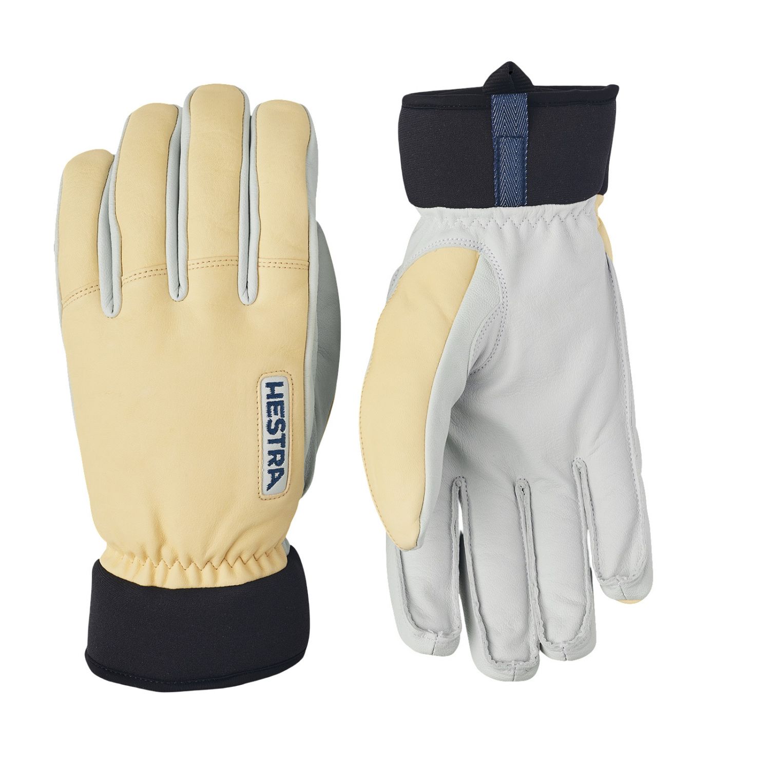 Hestra Army Leather Wool Terry, Skihandschuhe, Herren, gelb