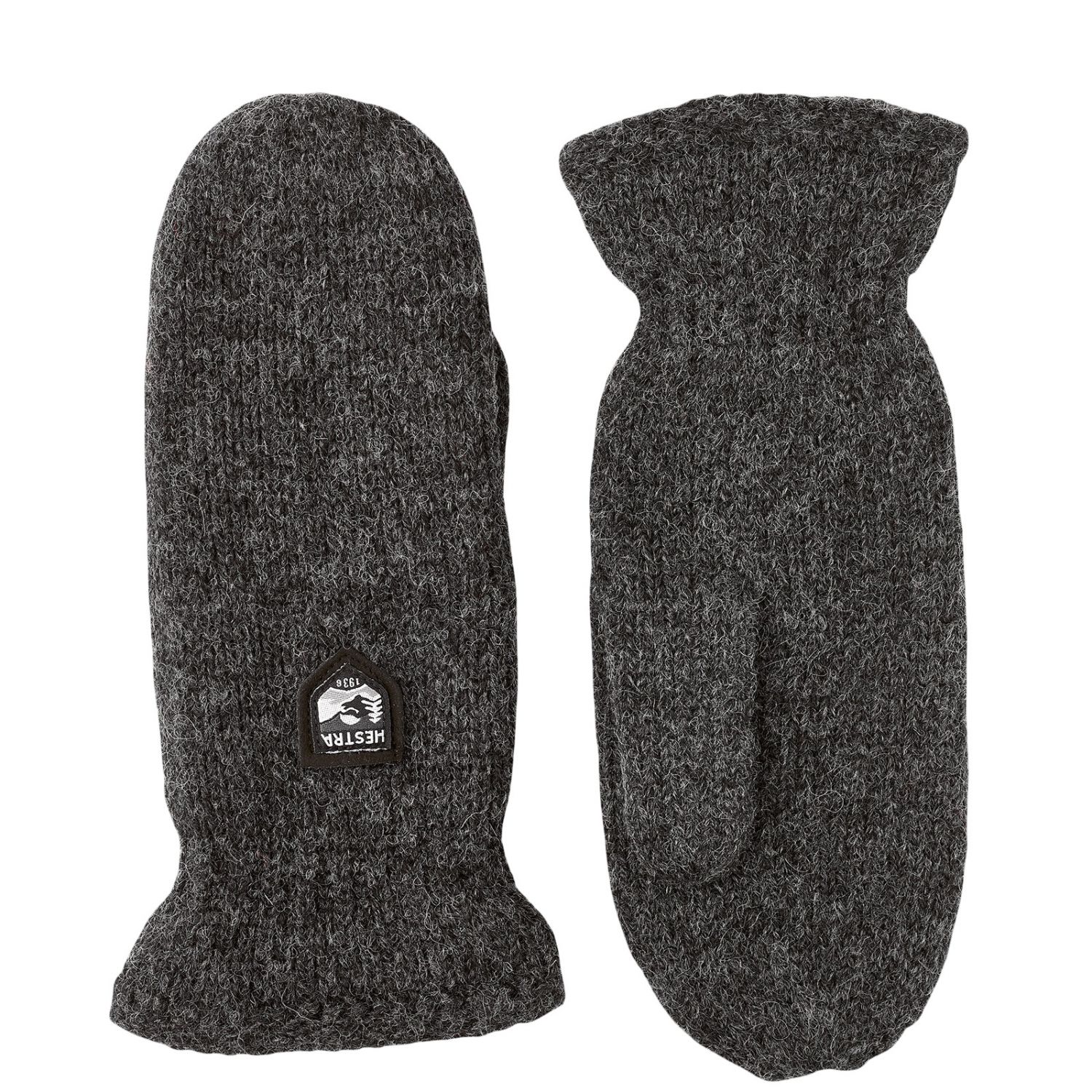 Hestra Basic Wool, Fäustlinge, dunkelgrau