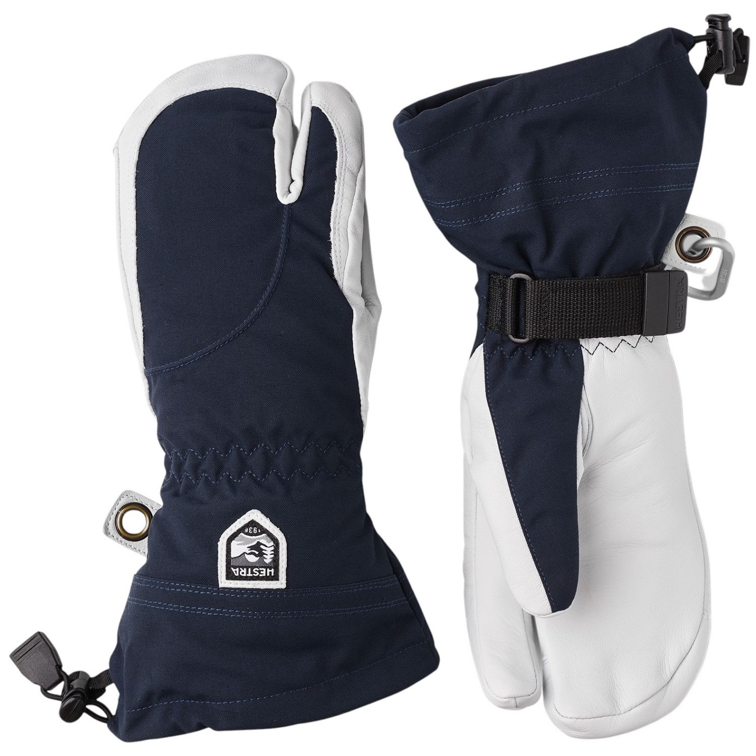 Hestra Heli Ski, 3-Finger-Skihandschuhe, Damen, navy