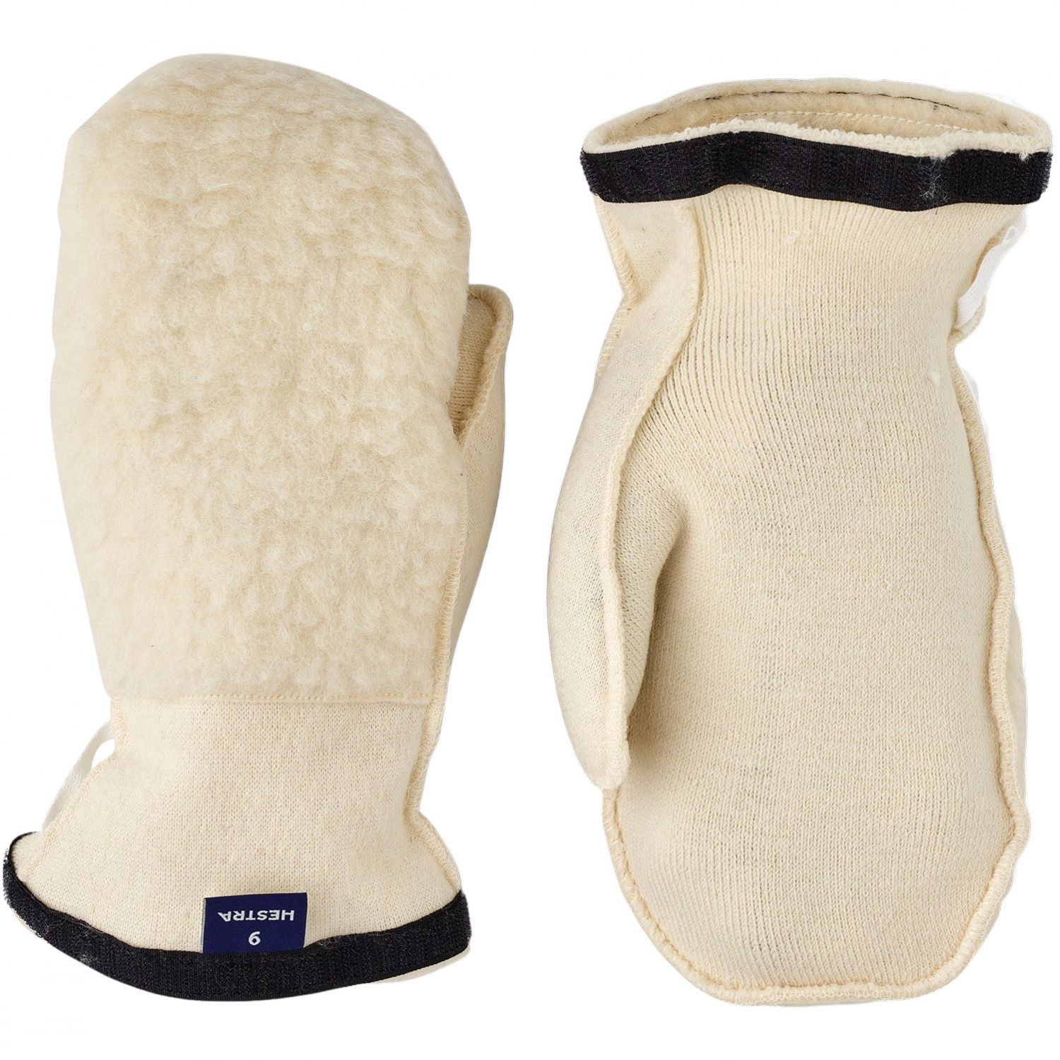 Hestra Heli Ski Wool Liner, Unterzieh-Fäustling, weiß