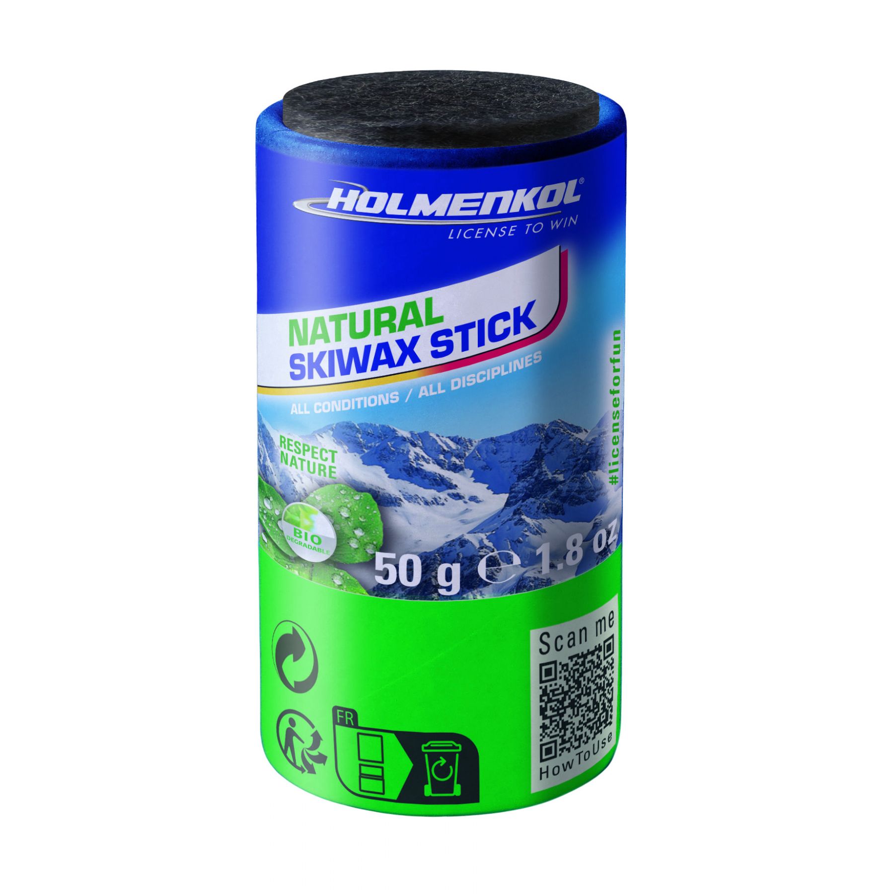 Holmenkol Natural Skiwax Stick, 50g