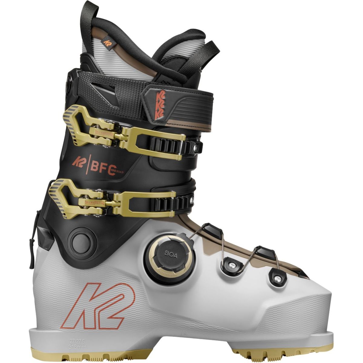 K2 BFC 100 BOA, Skischuhe, Herren, grau/schwarz