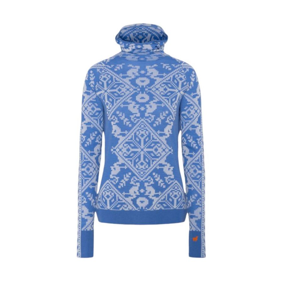 Kari Traa Saga Hood, Skiunterhemd, Damen, blau