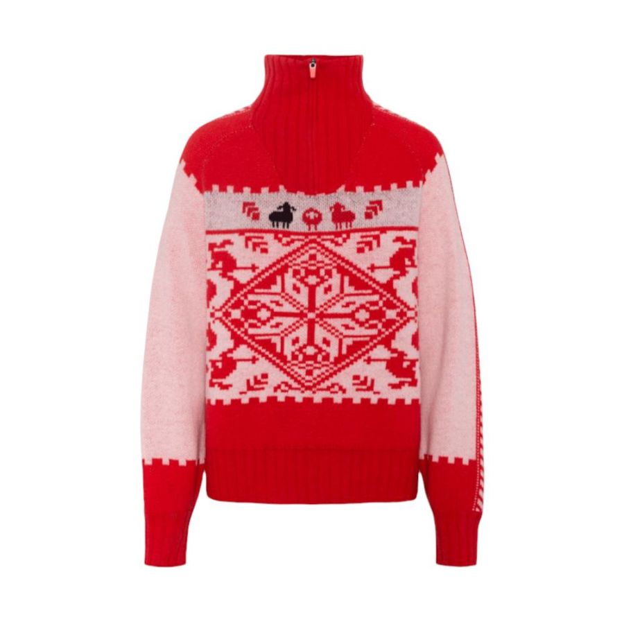 Kari Traa Saga Knit, Pullover, Damen, rot
