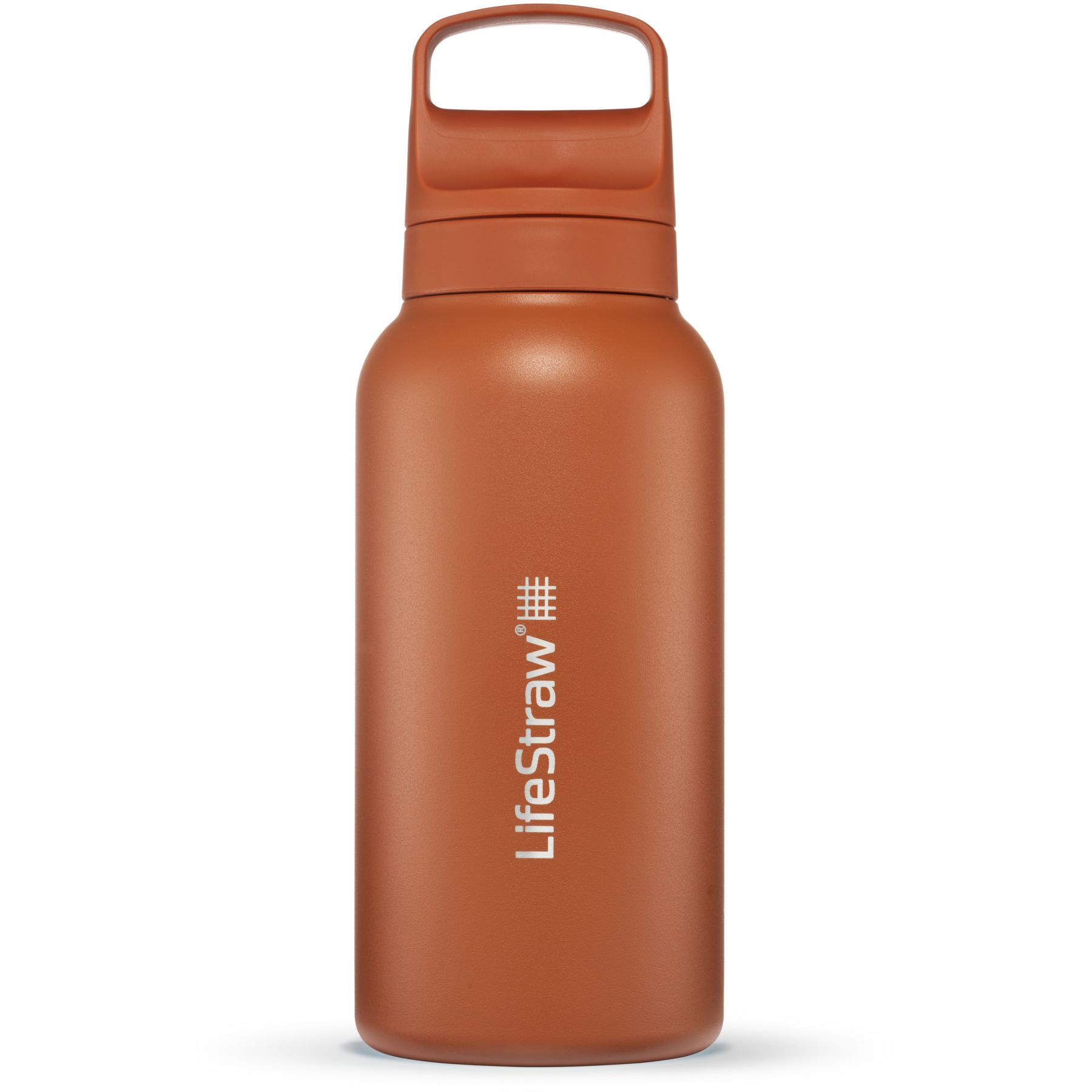 LifeStraw Go 2.0 Stainless Steel Wasserfilterflasche, Orange