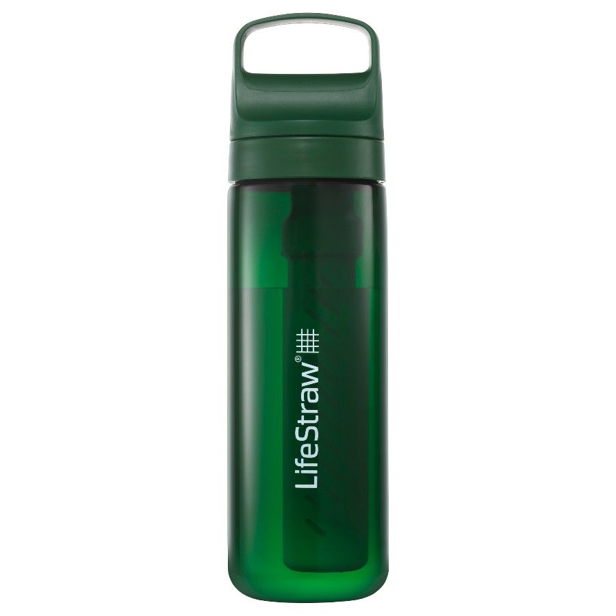 Lifestraw Go 2.0 Wasserfilterflasche, Terrasse Grün, 650 ML, grün