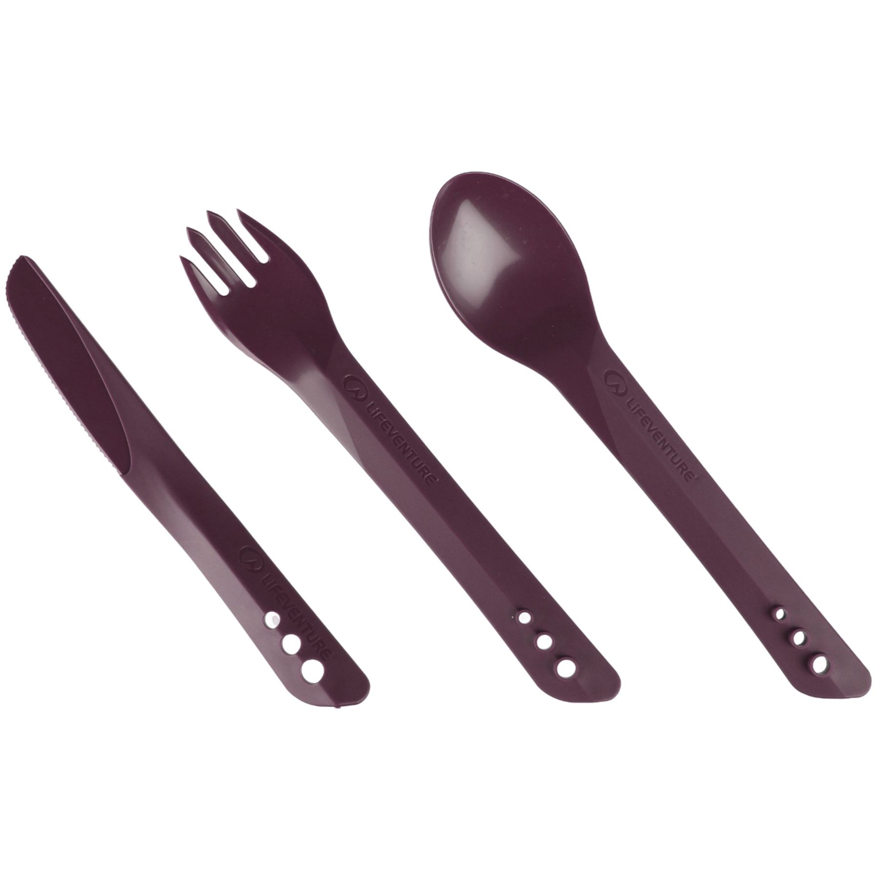 Lifeventure Ellipse Besteckset, Unisex, Lila