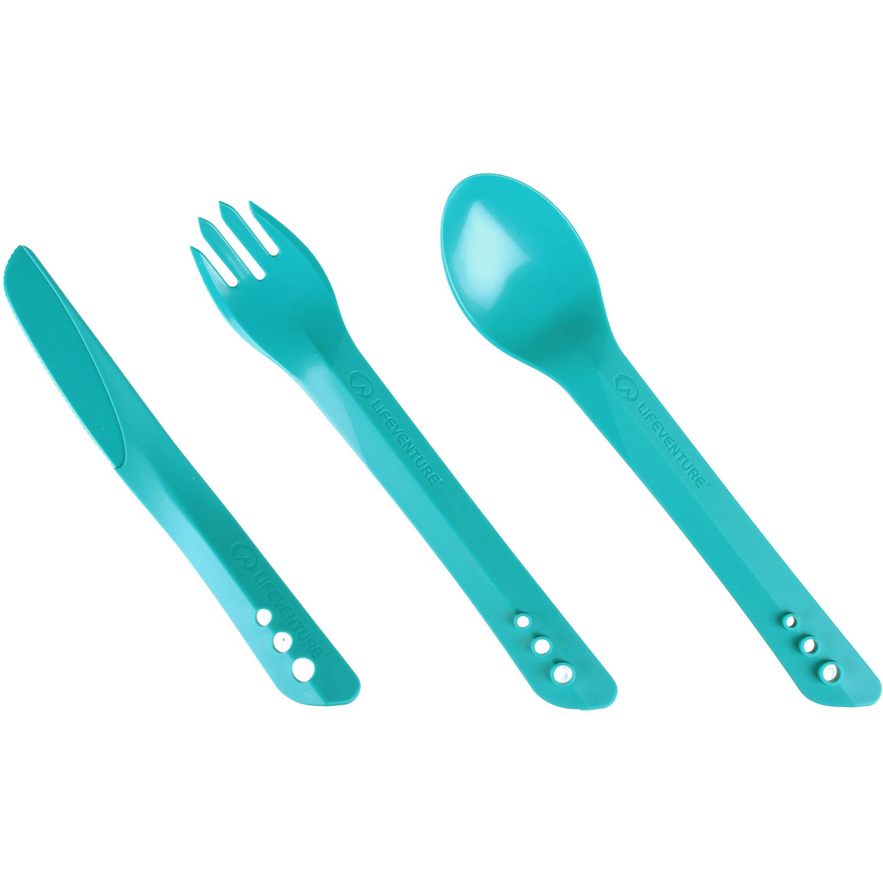 Lifeventure Ellipse Besteckset, Unisex, Teal