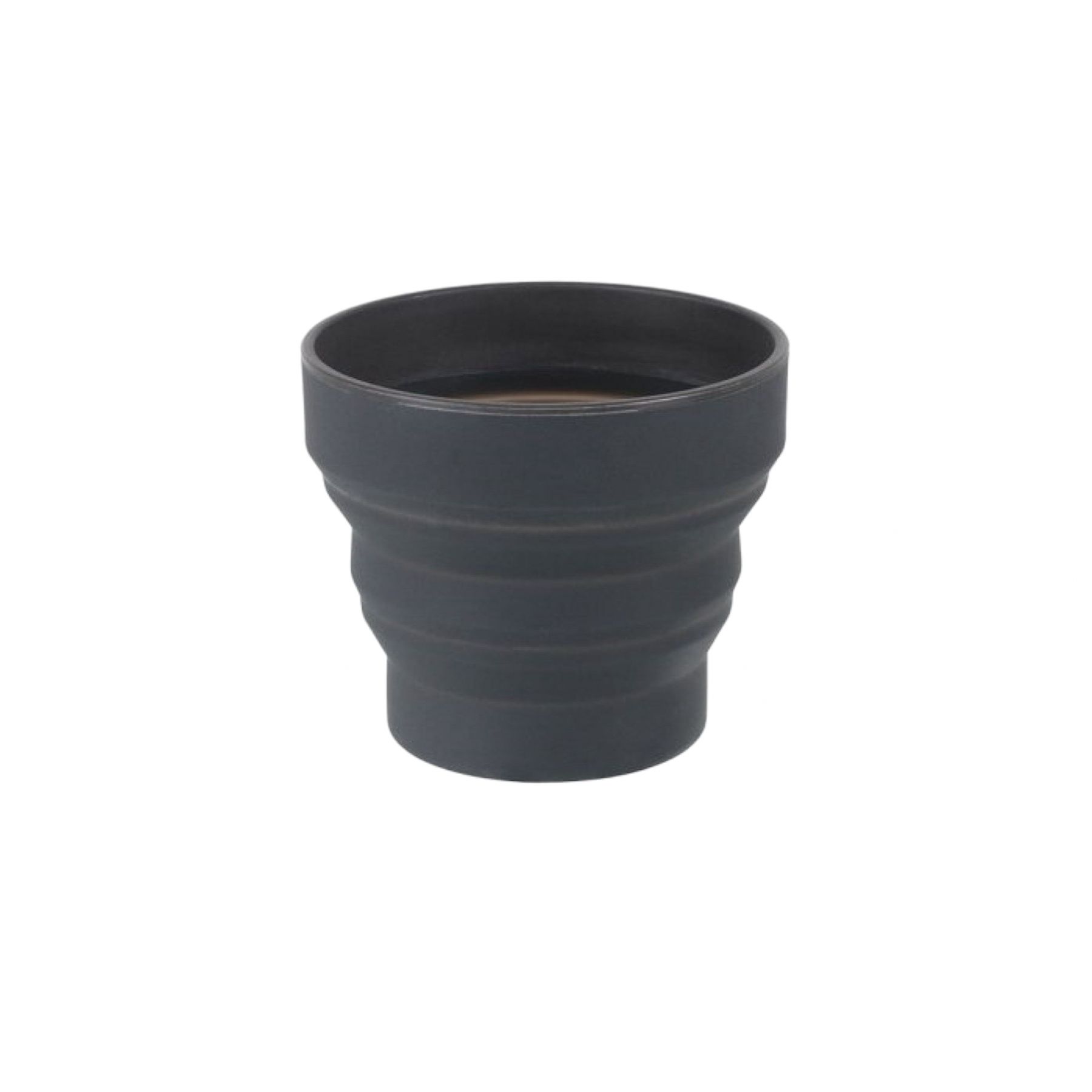 Lifeventure Ellipse Flexi-Silikonbecher, Unisex, Schwarz