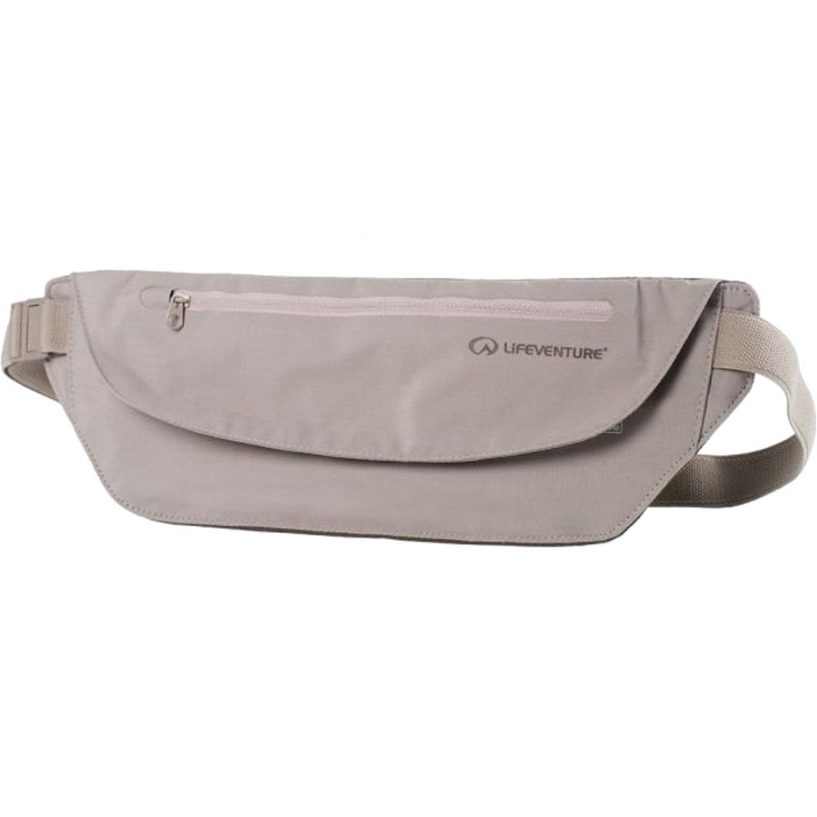Lifeventure RFID Multipocket Body Wallet Waist, Gürteltasche, hellgrau