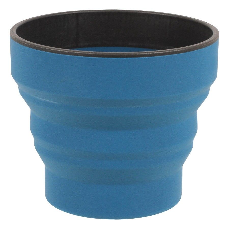 Lifeventure Silicone Ellipse Flexi-Mug, Thermobecher, dunkelblau