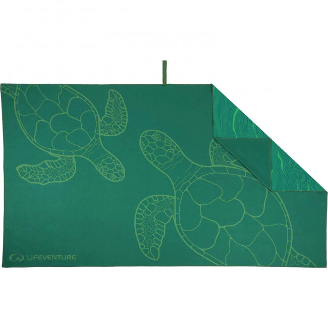 Lifeventure Trek Towel aus recyceltem SoftFibre, Unisex, Schildkröte