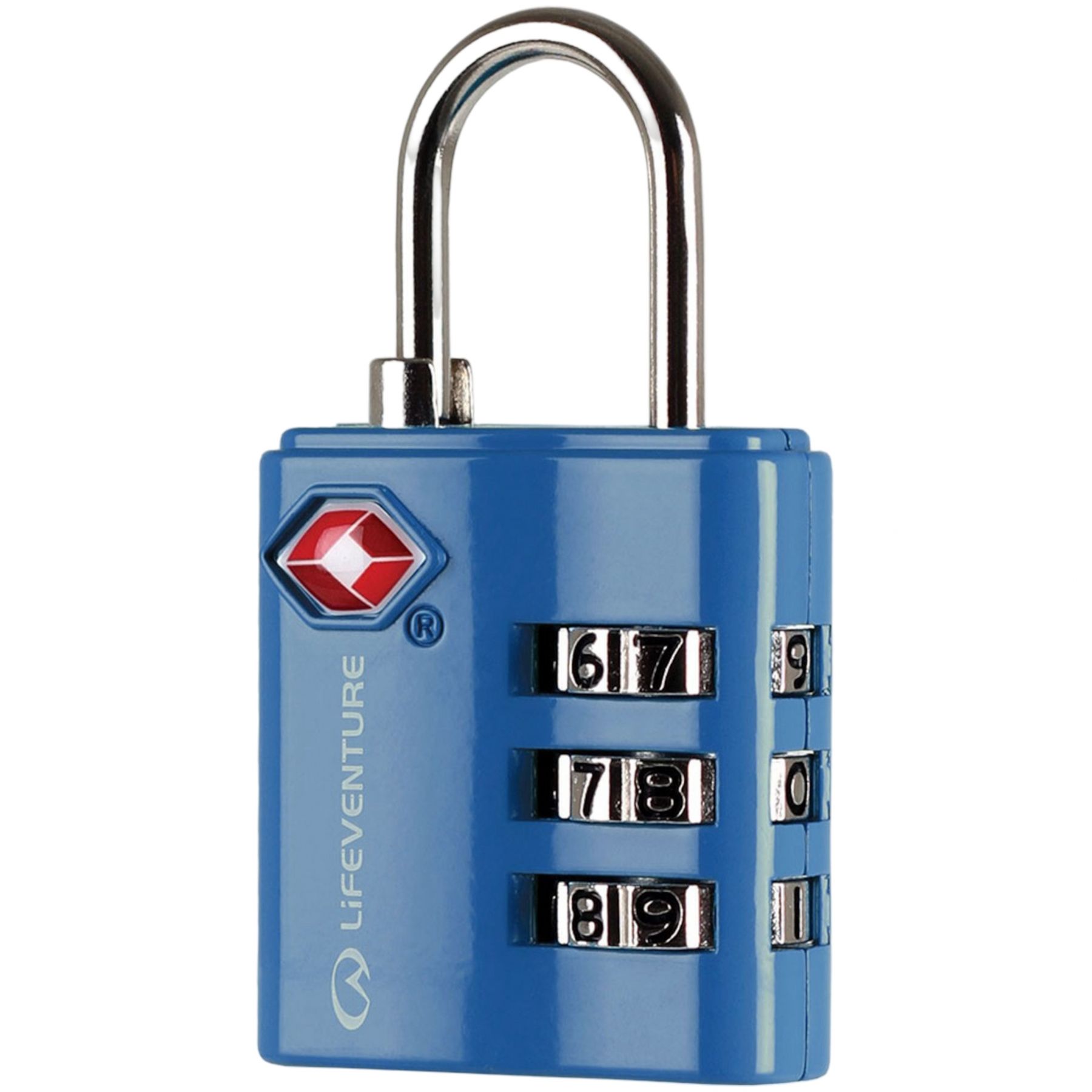 Lifeventure TSA Kombinationsschloss, Unisex, Blau