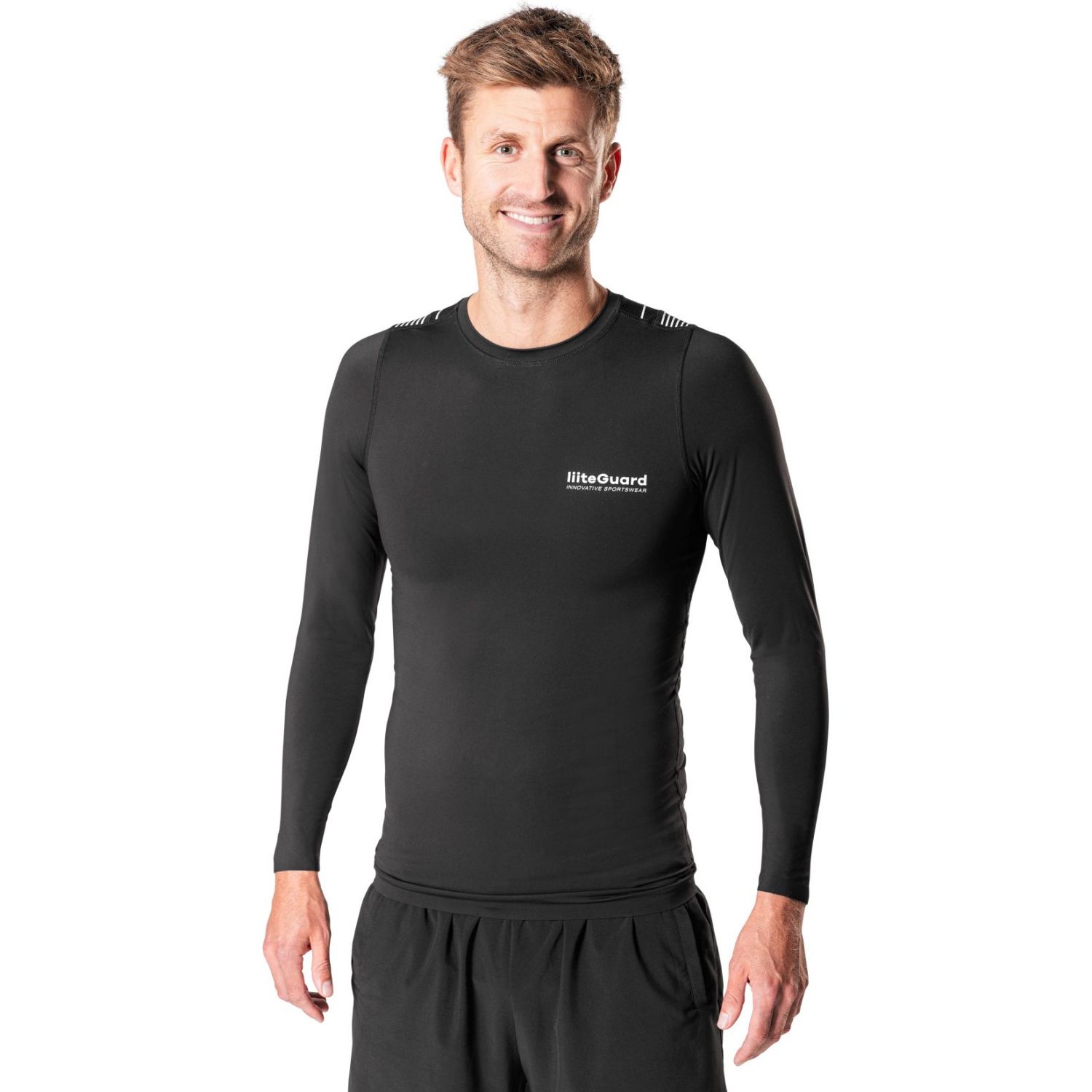 Liiteguard Spine-Tech Unterhemd LS, Herren, schwarz