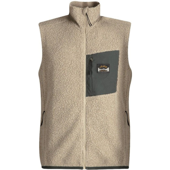 Lundhags Flok Wool MS Pile Weste, Zwischenschicht, beige