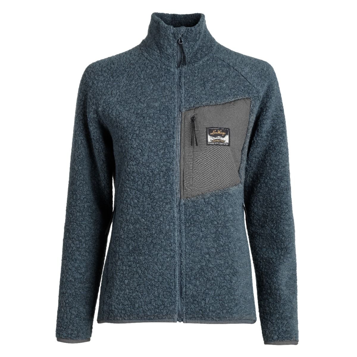 Lundhags Flok Wool WS Pile, Zwischenschicht, blau