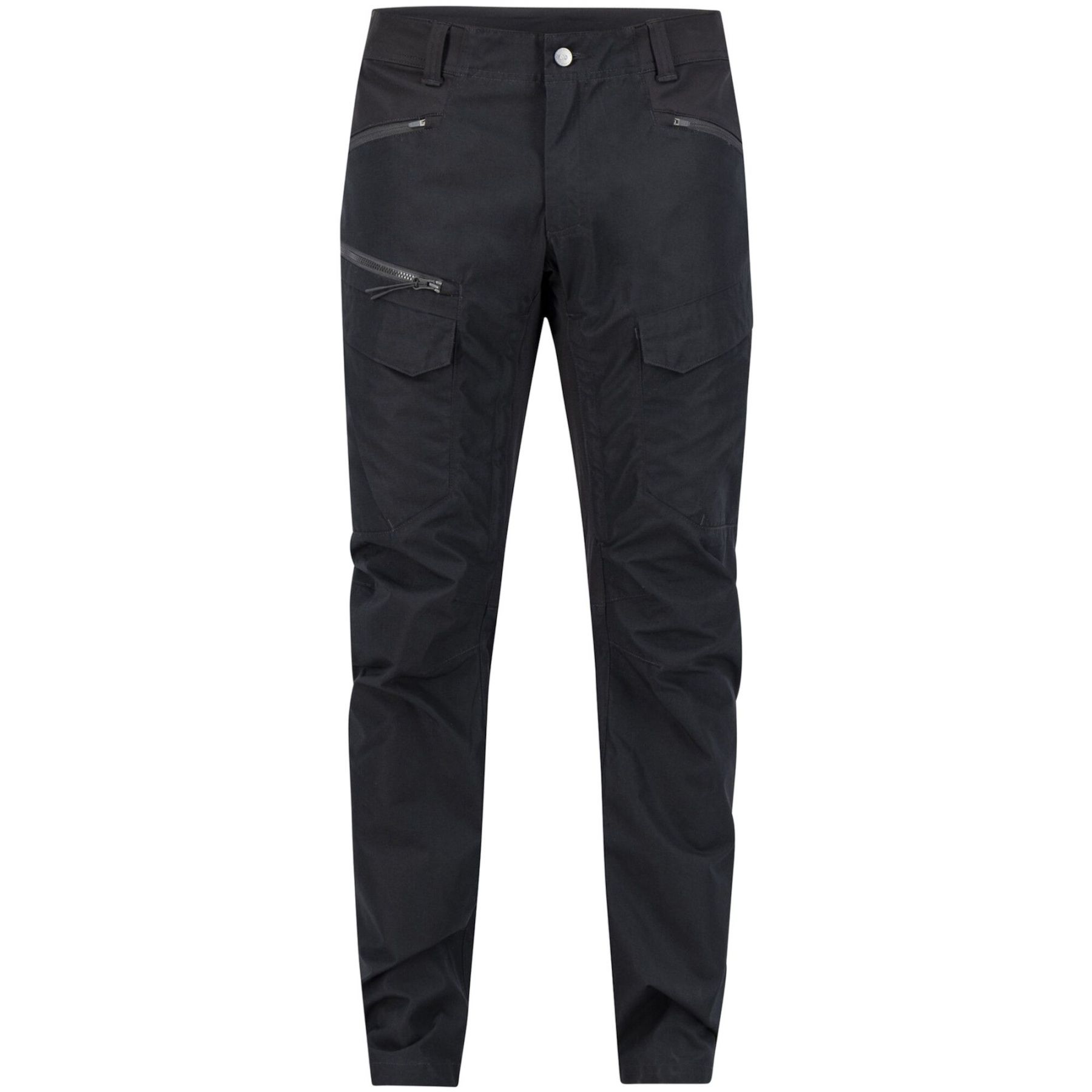 Lundhags Fulu Cargo Stretch Hybrid Pant, Wanderhose, Herren, Schwarz