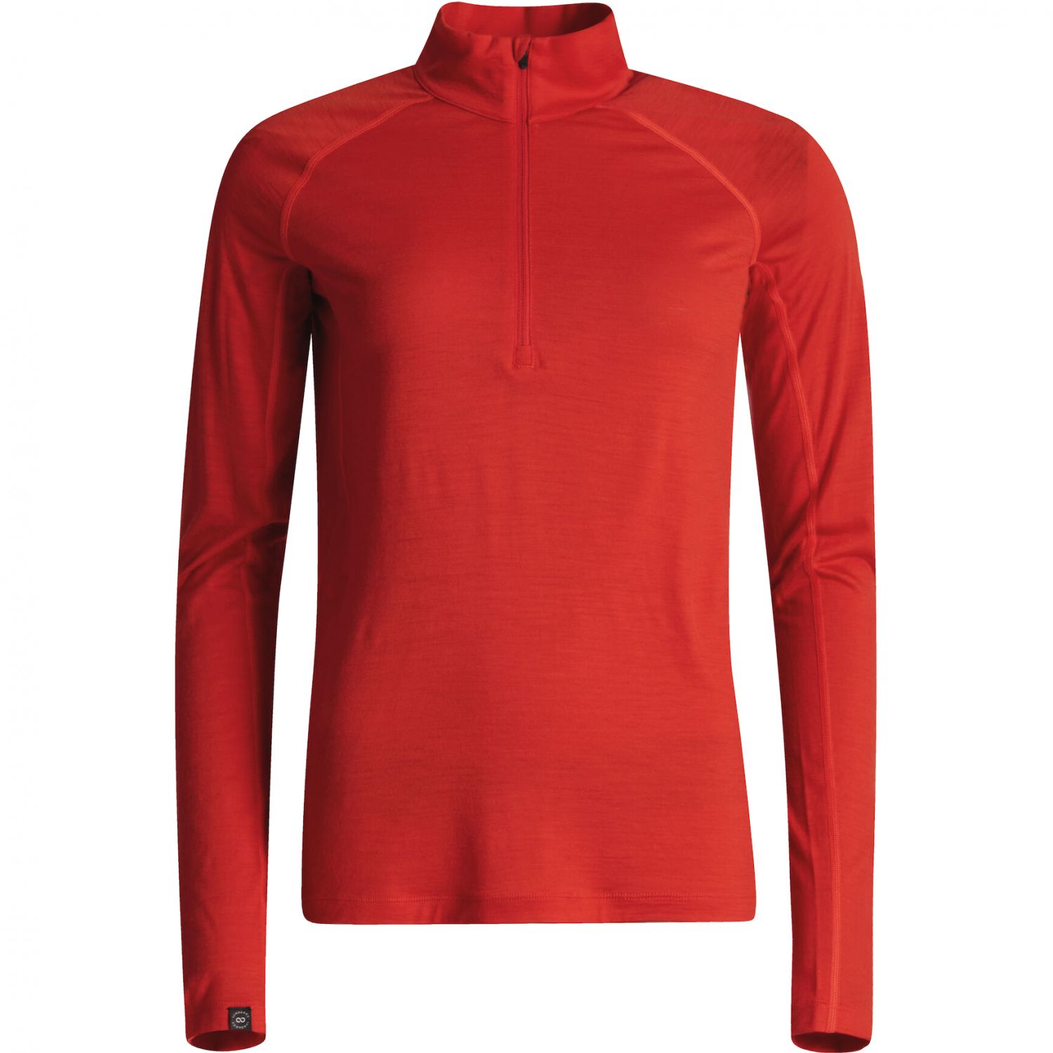 Lundhags Gimmer Merino Lt Ws 1/2 Zip, Zwischenschicht, Damen, rot