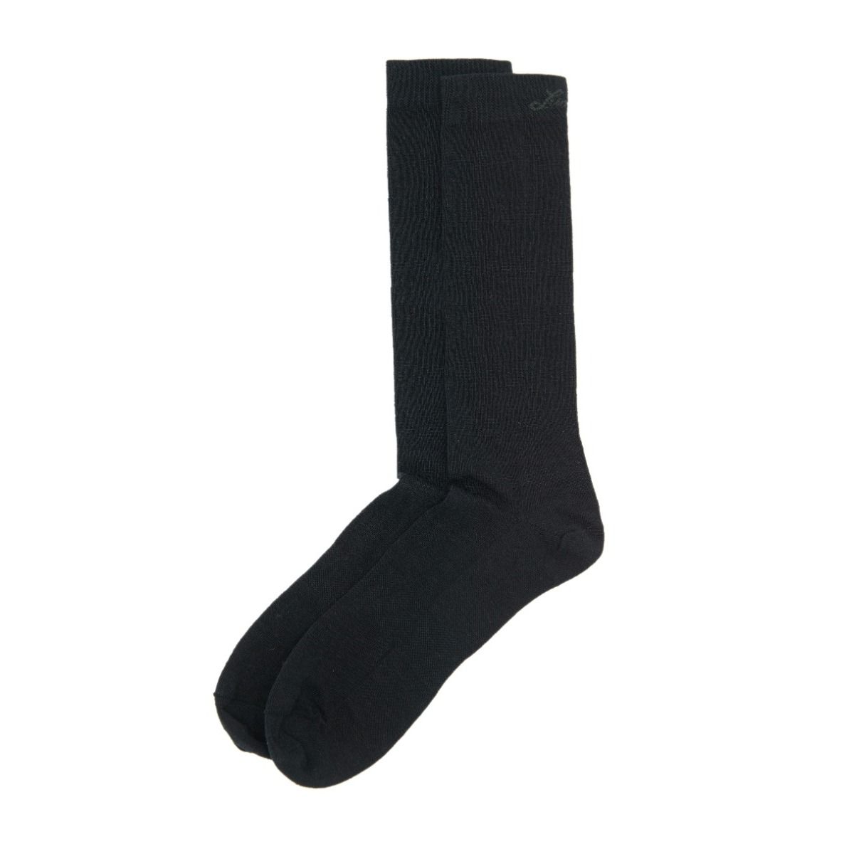 Lundhags Merino Liner Sock High, Wandersocken, schwarz