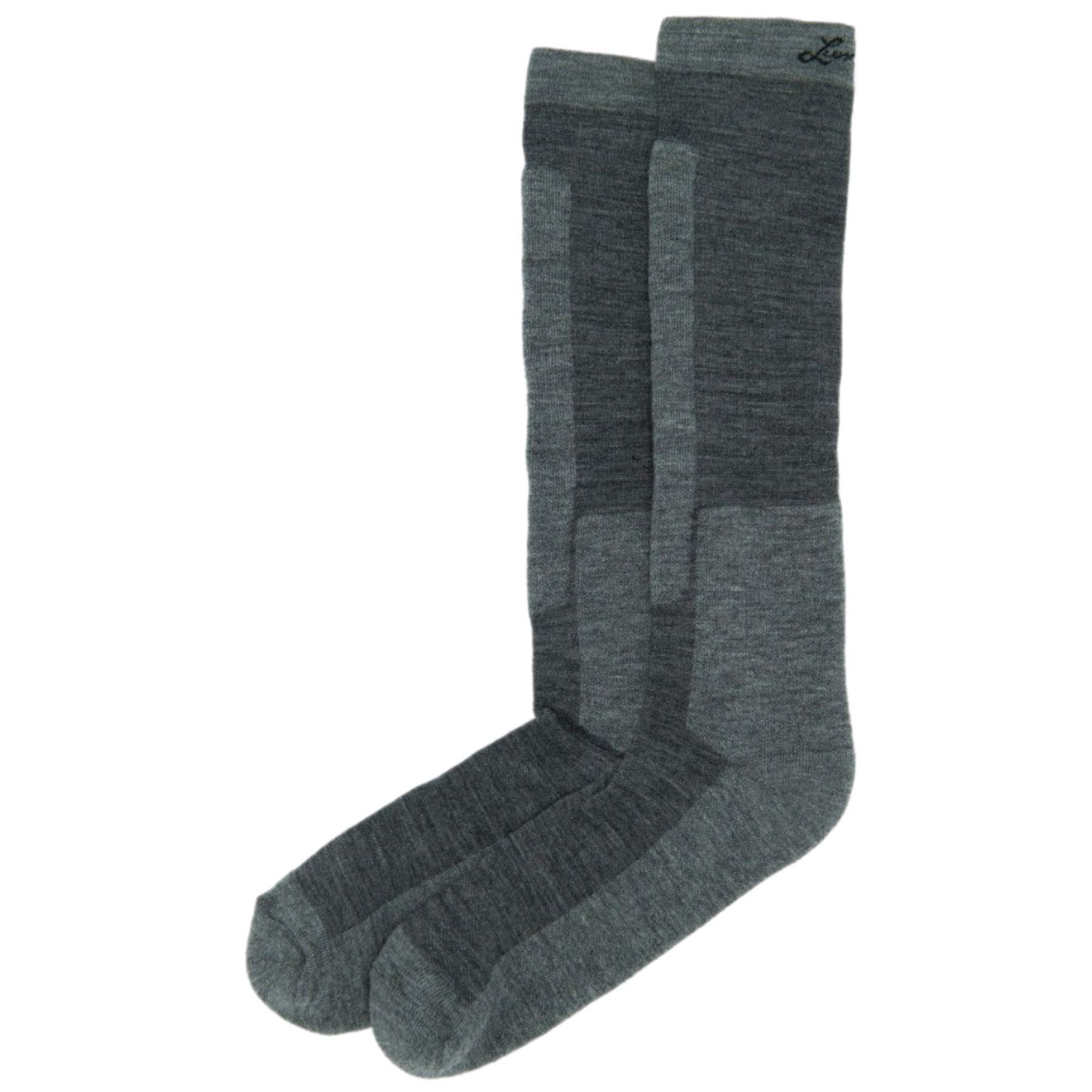 Lundhags Merino Trekking Sock High, Wandersocken, Unisex, Grau
