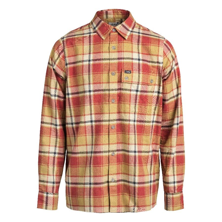 Lundhags Plaid Jarpen Flanellhemd, Hemd, Rosenholz