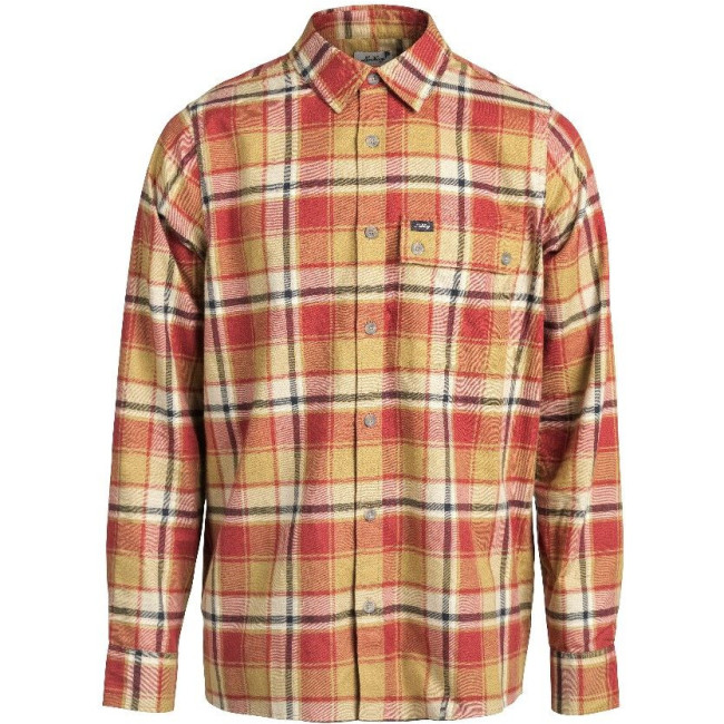 Lundhags Plaid Jarpen Flanellhemd, Hemd, Rosenholz
