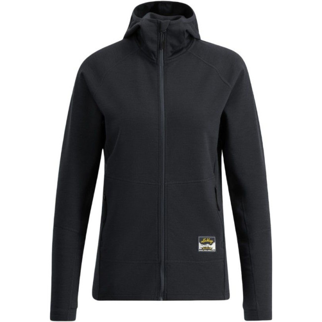 Lundhags Tived Merino Hoodie W, Mittelschicht, schwarz