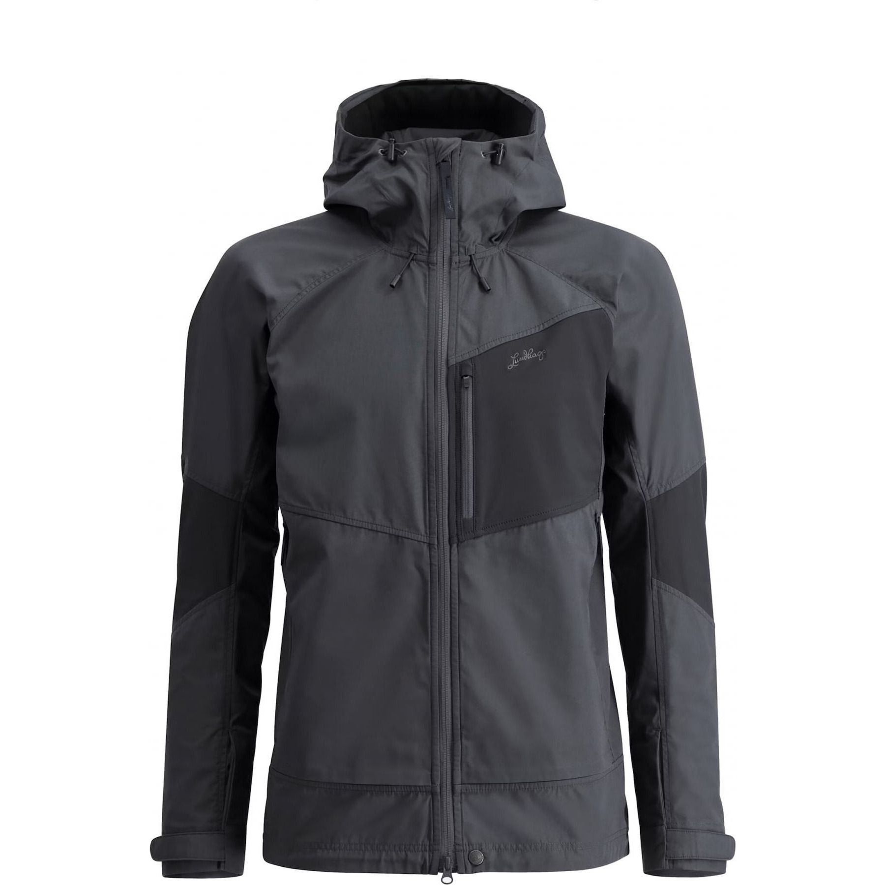 Lundhags Lundhags Tived Stretch Hybrid Jacke, Softshelljacke, Herren, Grau, Granite/Charcoal