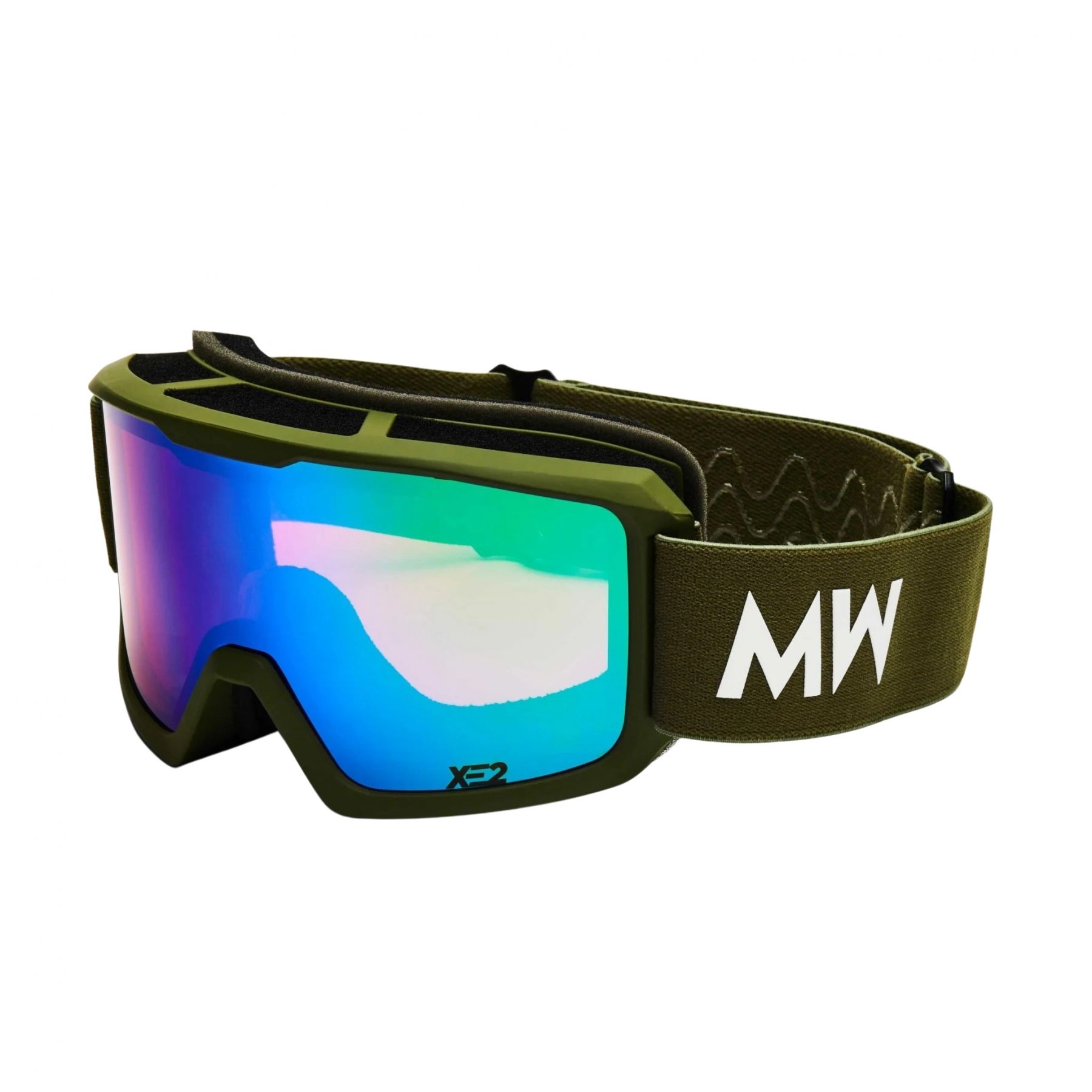 MessyWeekend MessyWeekend Ferdi, Skibrille, grün, Army Green Mirrored