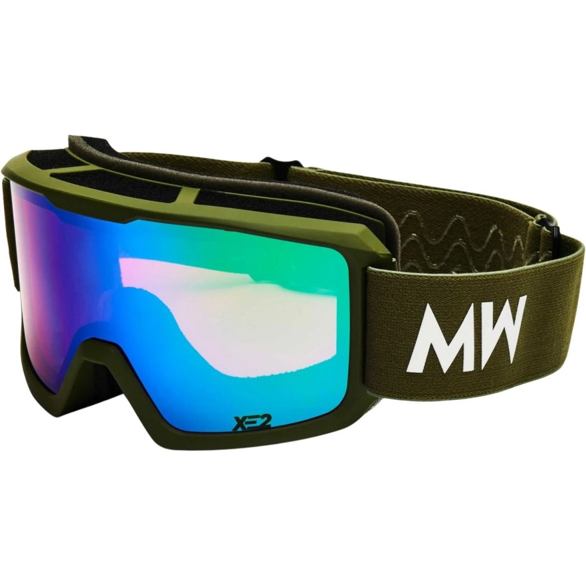 MessyWeekend MessyWeekend Ferdi, Skibrille, grün, Army Green Mirrored